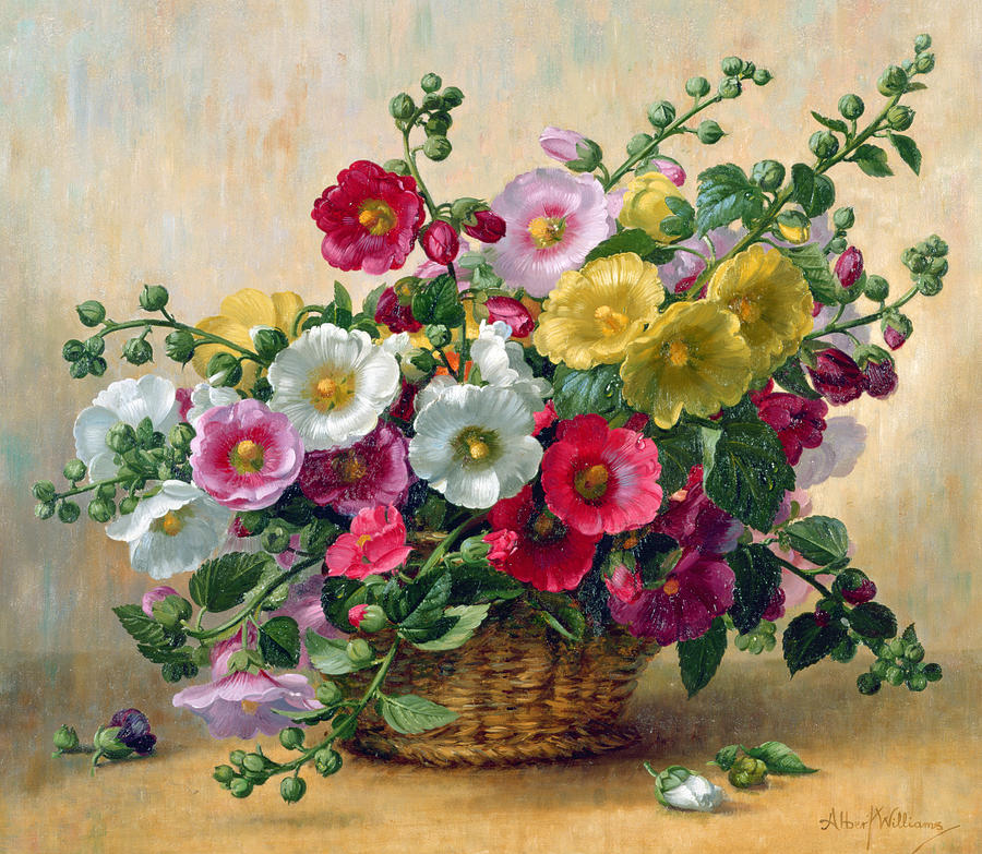 hollyhocks-in-a-basket-albert-williams.jpg